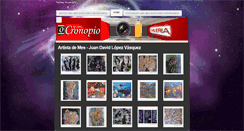 Desktop Screenshot of galeria.revistacronopio.com